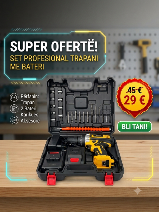 Set Trapani me bateri